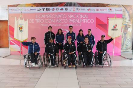 Abanderan a michoacanos rumbo al II Campeonato Nacional de tiro con arco Paralímpico 2019   